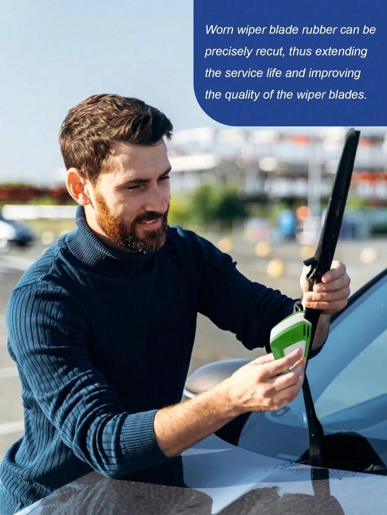 مجموعة أدوات إصلاح شفرة ممسحة السيارة العالمية، سهلة الاستخدام، وأداة صيانة السيارة الأساسية لإصلاح قطع غيار السيارات.