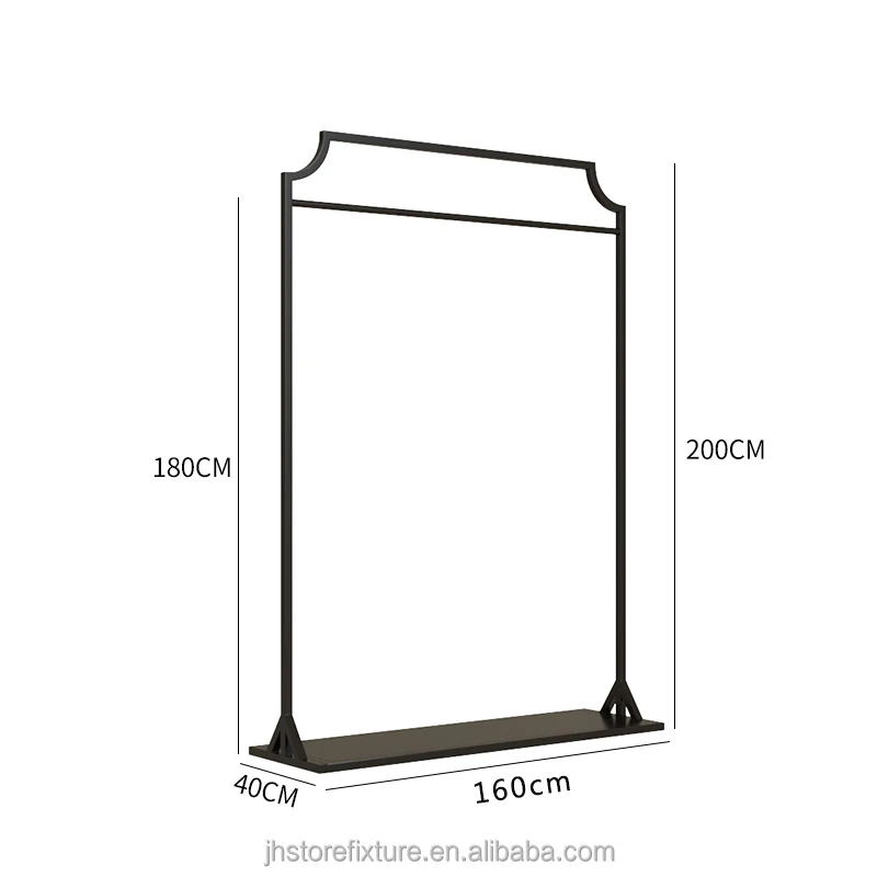 Personalizzato. Risparmia spazio Appendiabiti Armadio da pavimento commerciale resistente Appeso in oro Appendiabiti per abiti da sposa