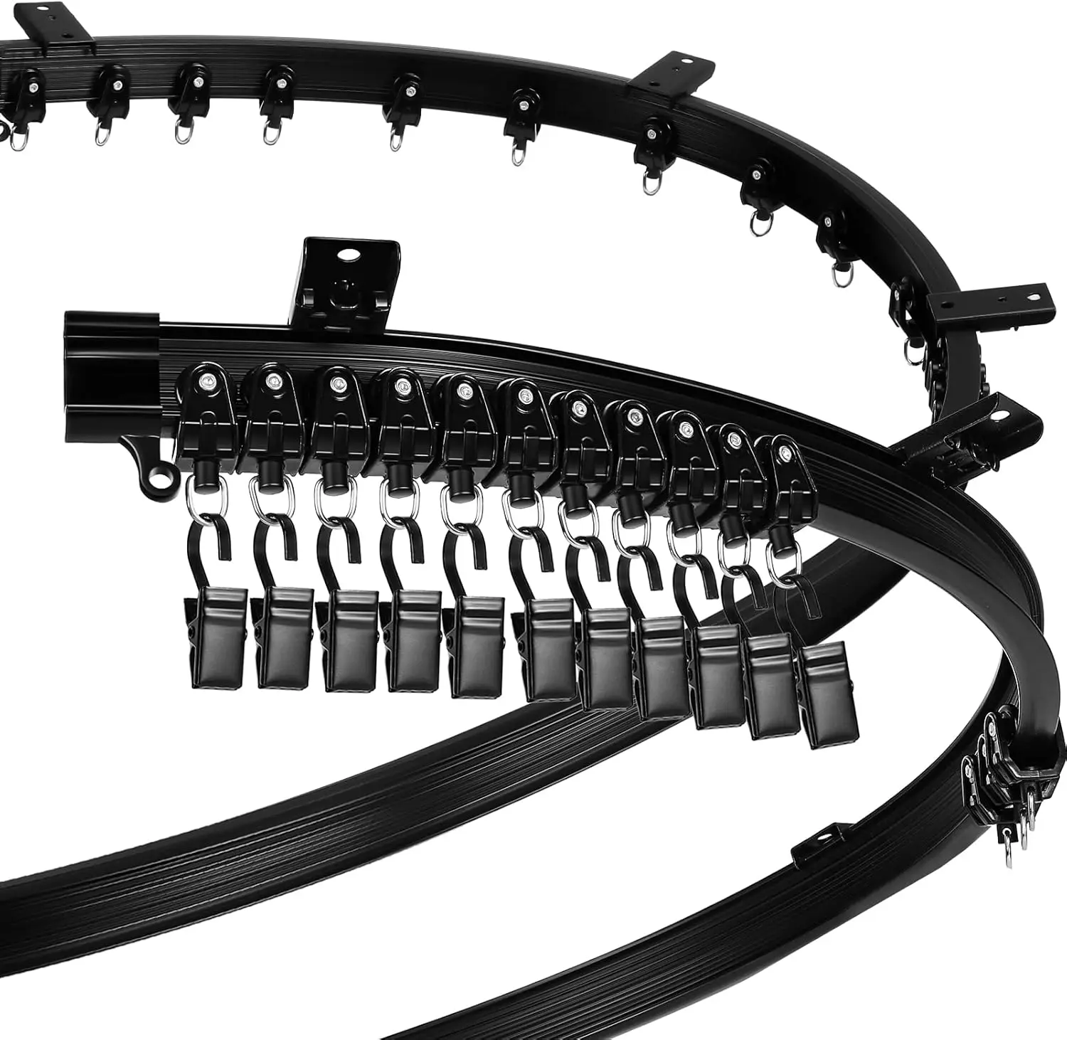 

Curved Ceiling Ain Tra 8 M/ 26 Ft Bendable Mount For Ain Rail Bunk Bed Bay Window Room Divider Flexible Straight