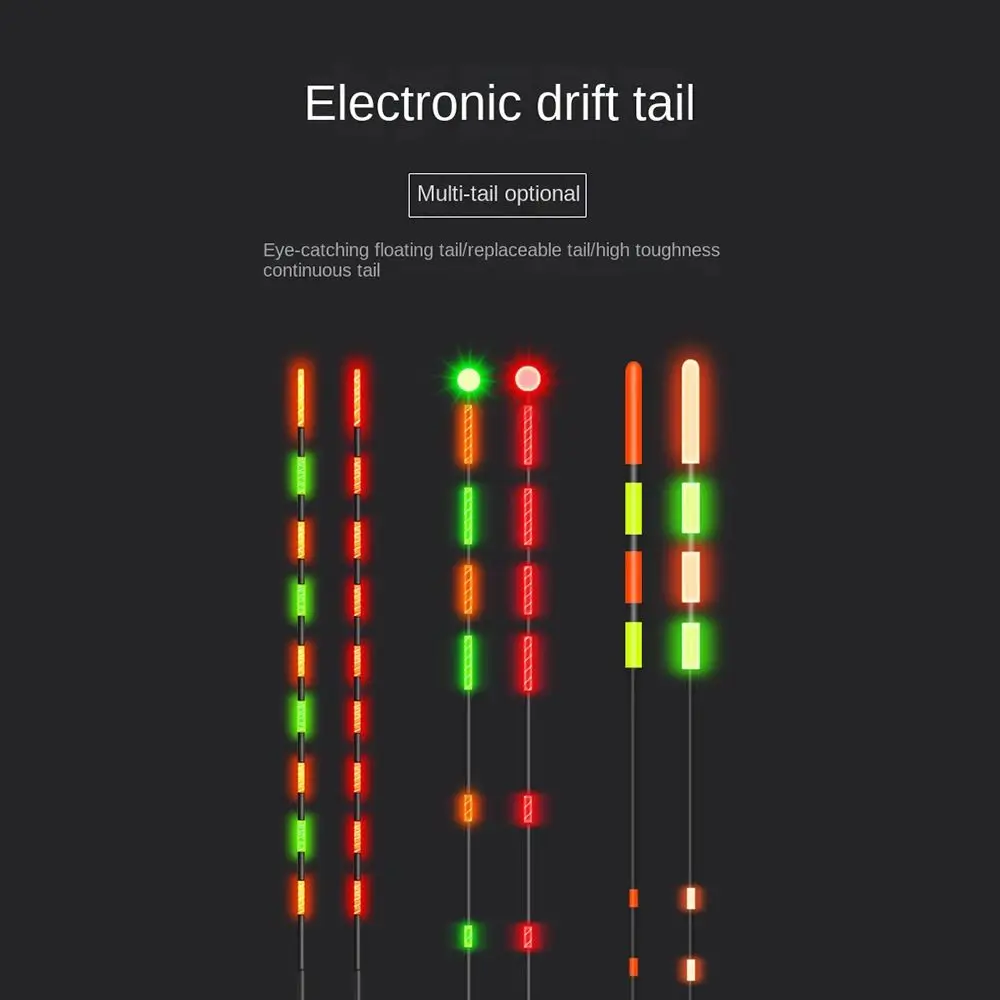 Super Bright LED Fishing Smart Float Top Luminous Ultra Sensitive Electronic Floats Buoy Bite Hook Color Change Induction