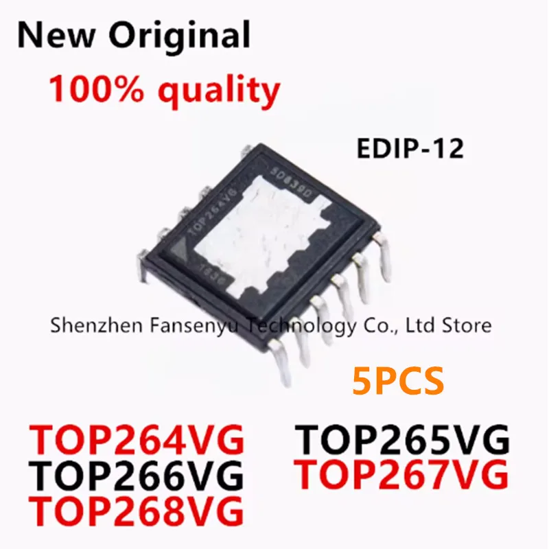 

(5piece) 100% New TOP264VG TOP265VG TOP266VG TOP267VG TOP268VG eDIP-12