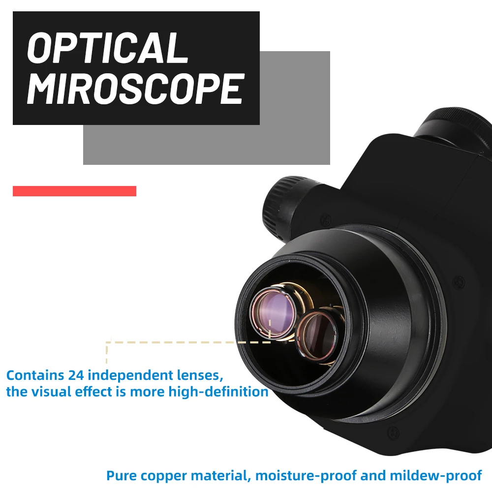 Mikroskop trójokularowy Simul ogniskowy ciągły Zoom mikroskop Stereo 4K 48MP kamera wideo 38MP do lutowania procesora PCB