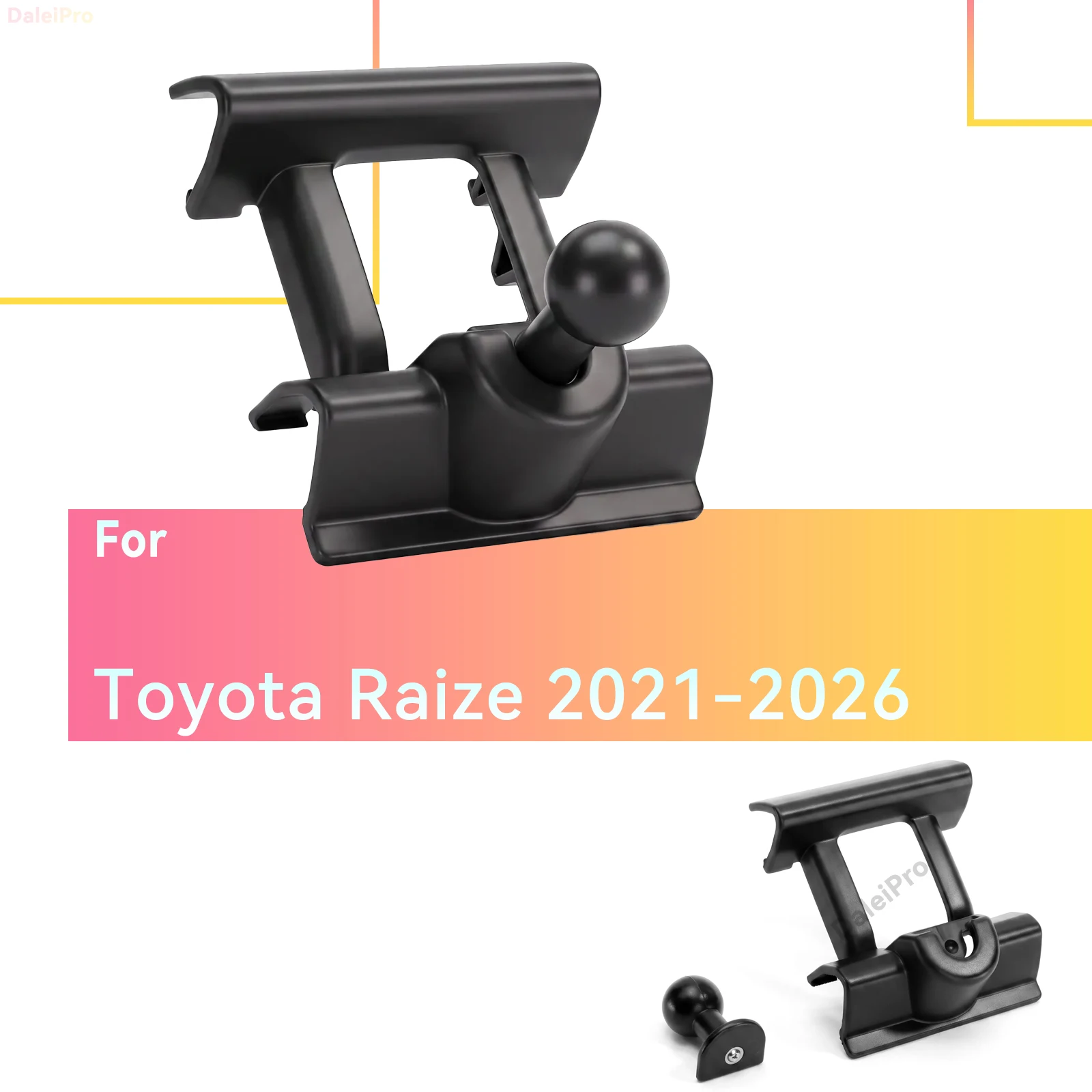 Maßgefertigte Handyhalterung für Toyota Raize 2021 2022-2025 2026 Magnetische Handyhalterung mit Luftstrom-Kühlung 360 ° Drehbare Telefonhalterungsbasis – Detail 4