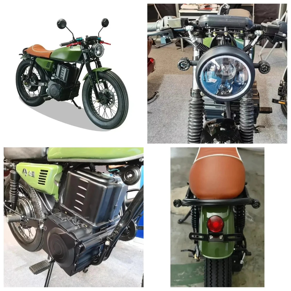 STROVAN  2026 Newest Vintage Style Electric Motorcycle, Classic Two Wheel Scooter 1000w-3000w Extremely Competitive Price
