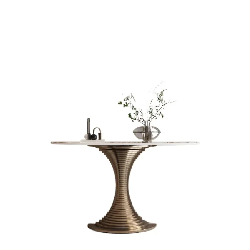 Designer enters the house against the wall, entrance table, light luxury minimalist hotel lobby, sales department, entrance