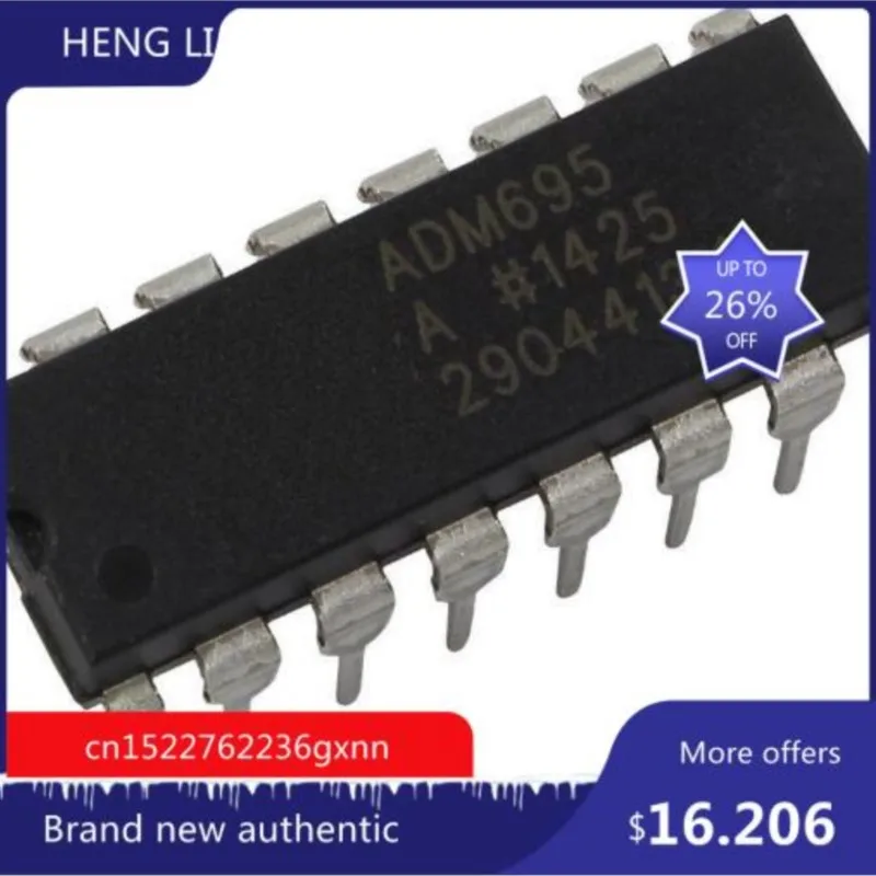 ic  10 unids/lote ADM695ANZ ADM695AN ADM695 DIP16