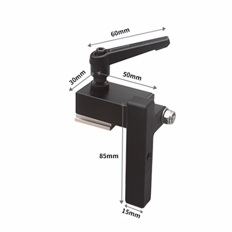 Aluminum T-Track Sliding Limiter Woodworking Router Table Slot Stopper Saw Table Fence Cutting Limiting Block