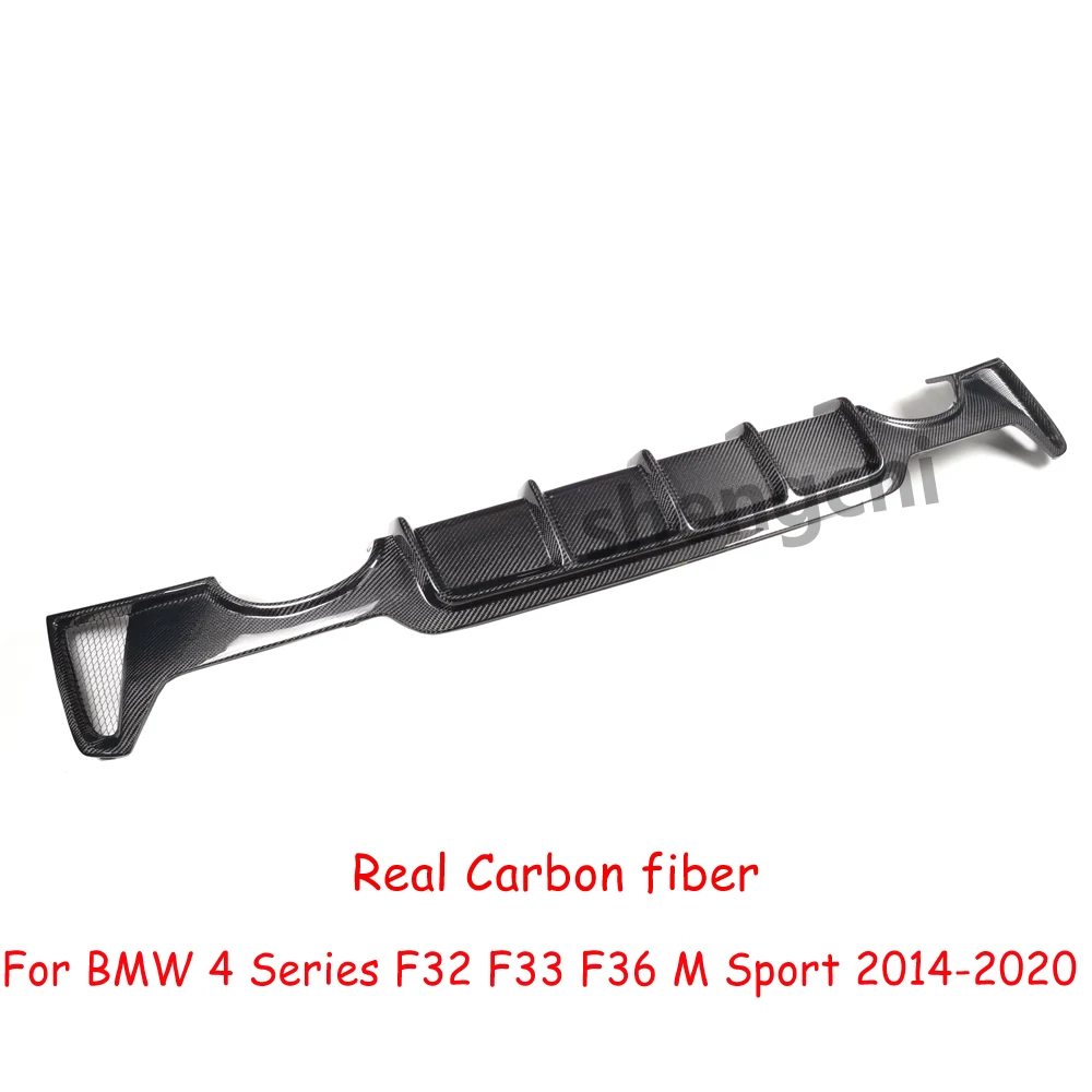 F32 F33 F36 MP Style Carbon Fiber Rear Bumper Diffuser For BMW 4 Series F32 F33 F36 M Sport 420i 428i 430i 435i 440i Diffuser