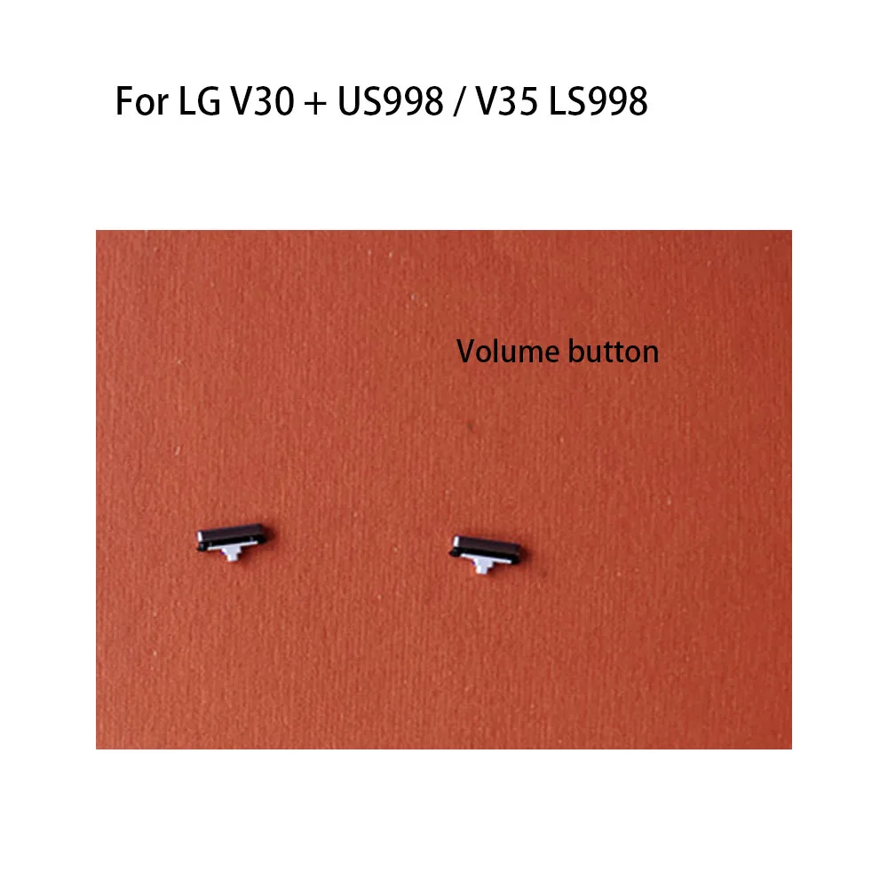 Side Button For LG V30 + US998 Power On Off Button + Volume Up Down Button For LG V35 LS998 Side Buttons Set Replaceme Parts