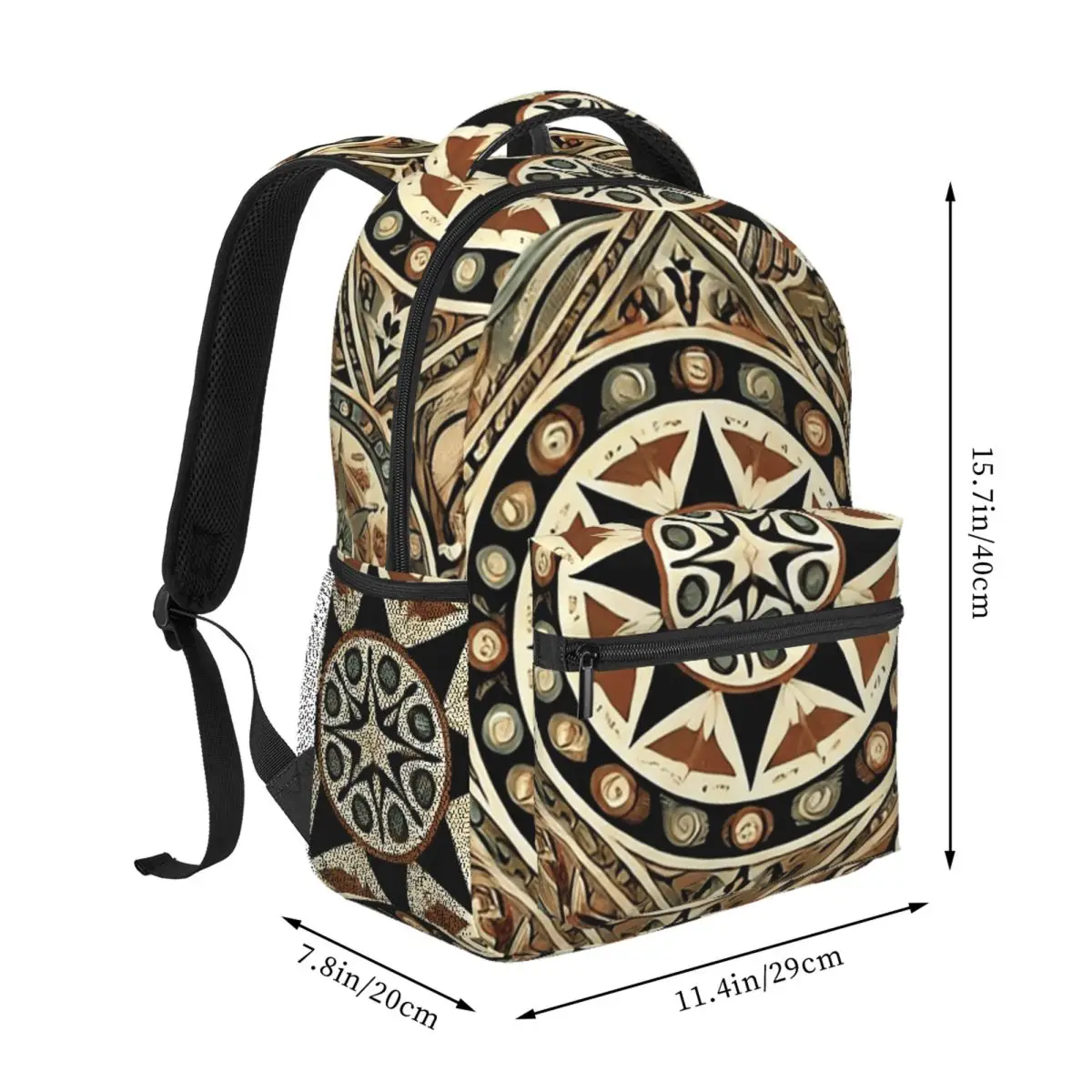 Cherokee Spirit A Tribute To The Cherokee Nation Backpack Student BookBag Children School Bag Computer Shoulder Bags Boys Girls