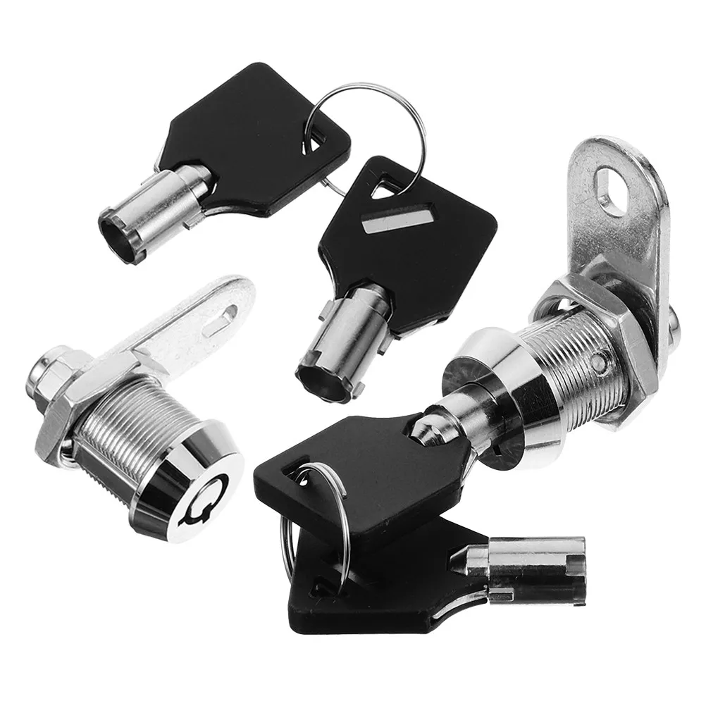 1Set Cabinet Drawer Lock Tubular Cam Replacement Keyed Toolbox Rv Storage Mailbox Door Lock Metal Toolbox Cam Locks