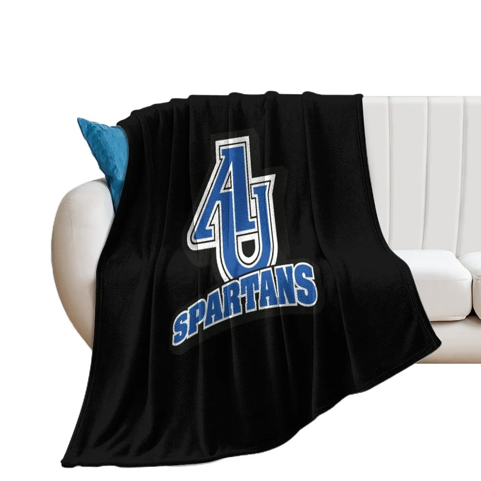 

Aurora University spartans Throw Blanket Shaggy Sofa Quilt Soft Plaid Blankets