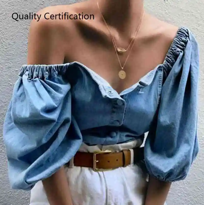 

Vintage Large Size Baggy irt Women's Street Sle Pure Color Lantern Sve Top Fem Faion Autumn Wear Polyester 00%