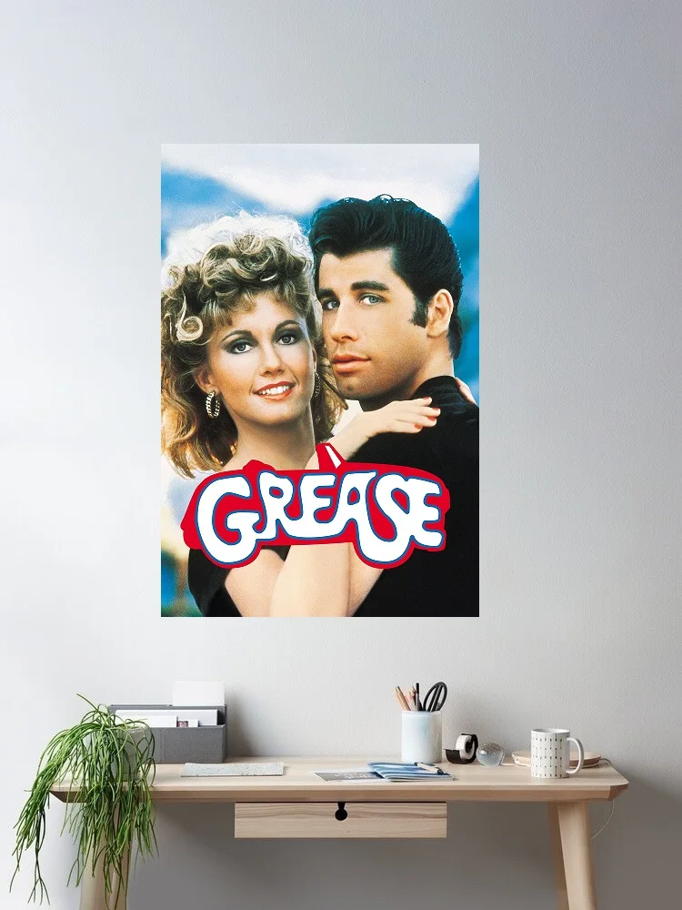 

Grease Movie, Art Print Silk Poster Home Wall Decor