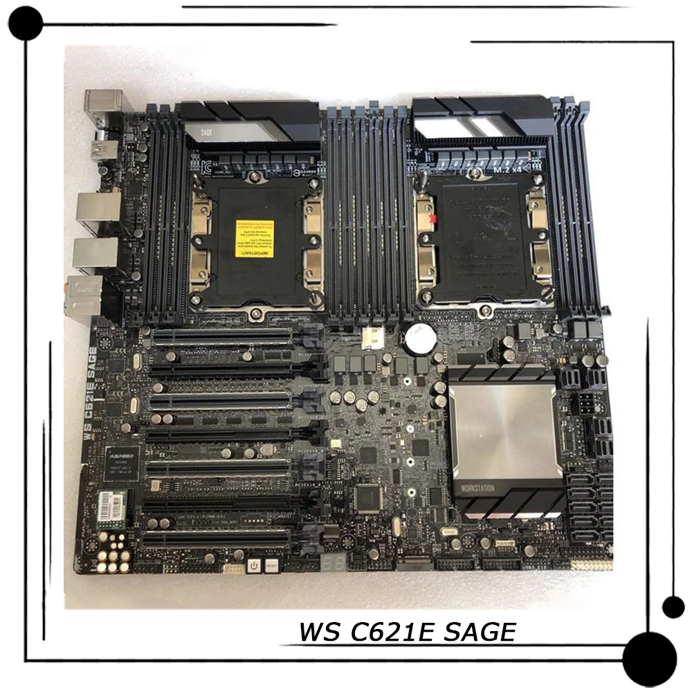 

WS C621E SAGE For ASUS Two-way Server Workstation Motherboard C621 LGA 3647 Support Xeon High Quality Fully Tested Fast Ship