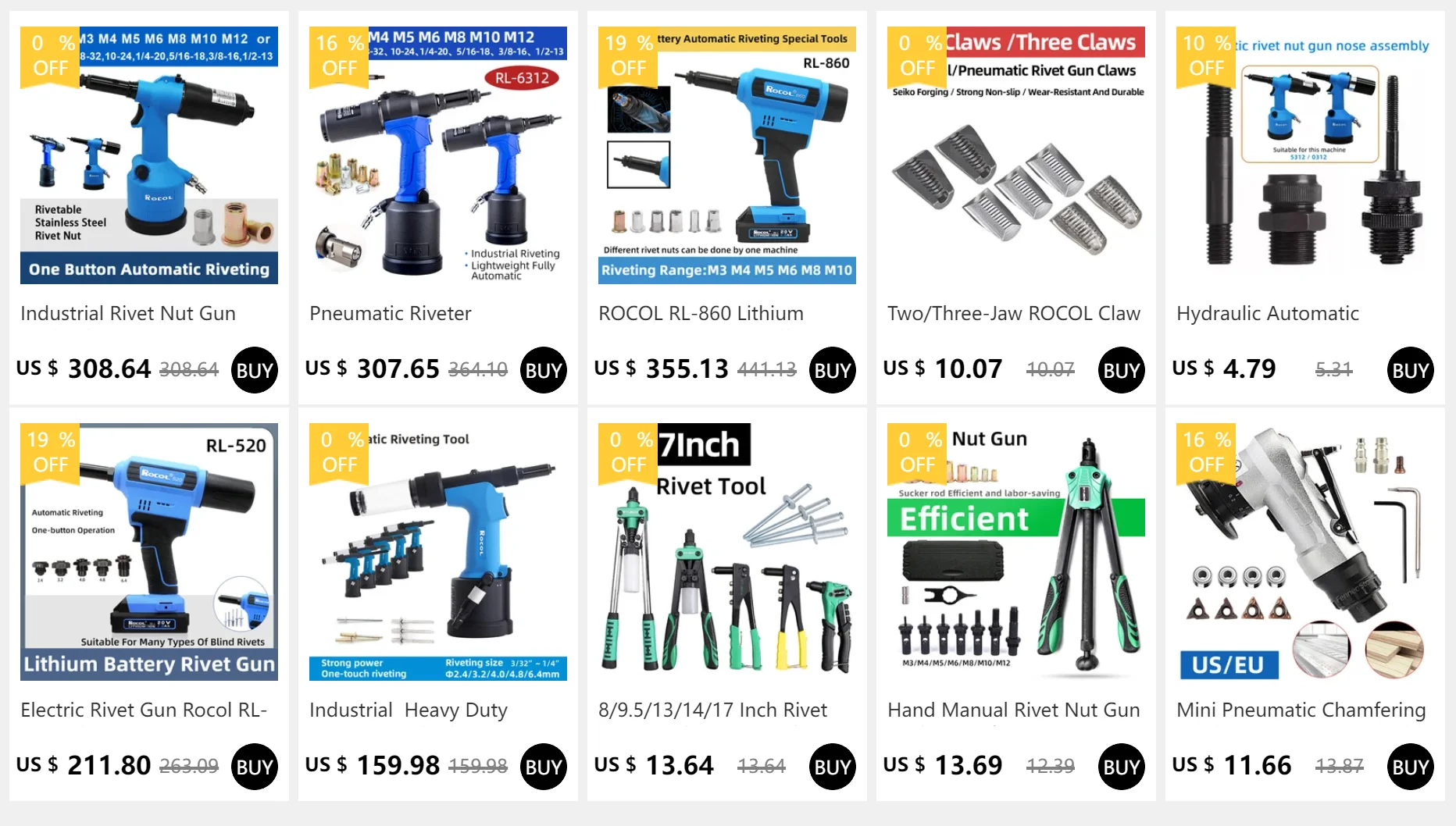 Industrial Rivet Nut Gun Hydraulic Pneumatic Automatic Riveter Tool Setting Rivnut Riveting Metric M3 M4 M5 M6 M8 M10 M12 or UNC