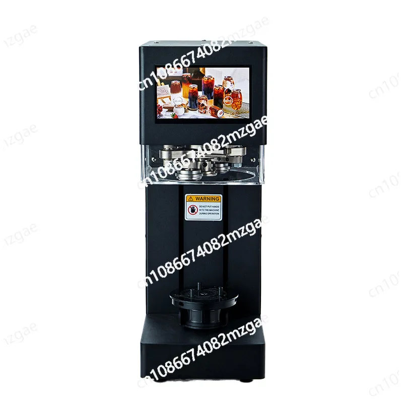 Can Sealing Machine Milk Tea Shop Beverage Touch Screen Intelligent Aluminum Cap Sealing Machine Fully Automatic