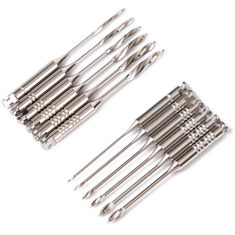 

6Pcs Dental Endodontic Files 32mm Engine Use Reamers Drill Burs Peeso Reamers Gates Glidden Endo Files Dentist Materials