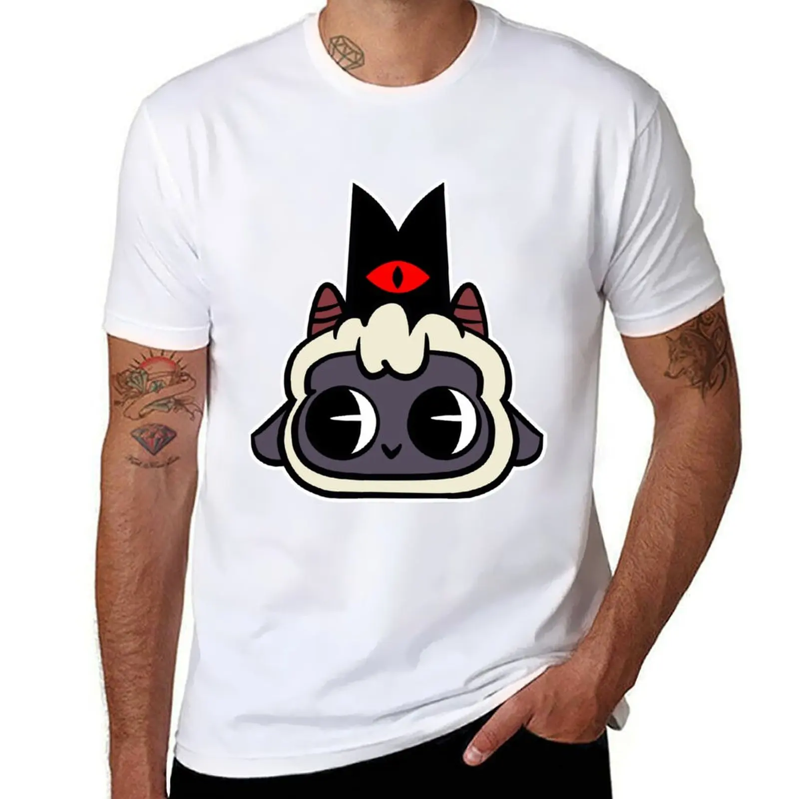 Cult the of Icon Face Lamb T-Shirt Breathable Lightweight Summer Top