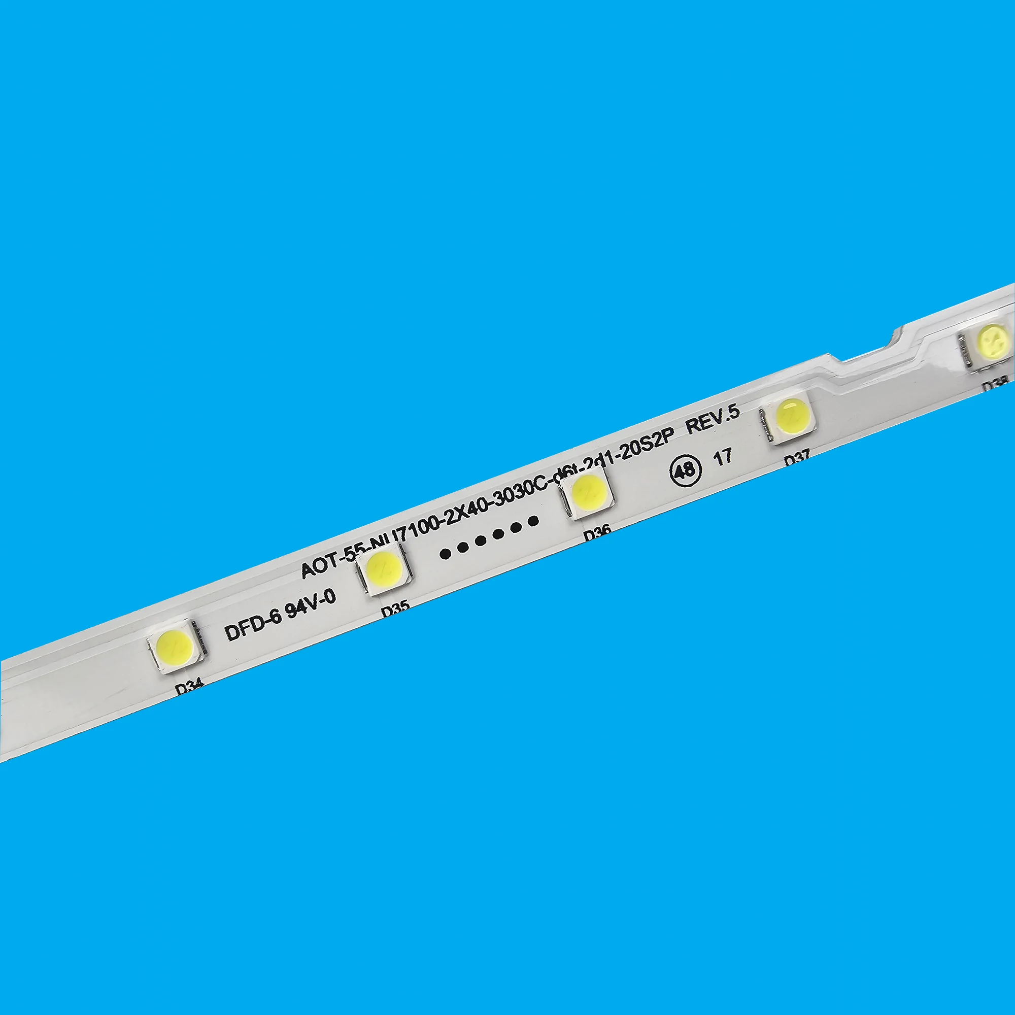 Imagem -02 - Tira Retroiluminação Led para Ue55nu7175u Ue55nu7179u Ue55nu7170u Ue55nu7172u Ue55ru7419u Ue55ru7472u Ue55ru7415u Ue55ru7475u