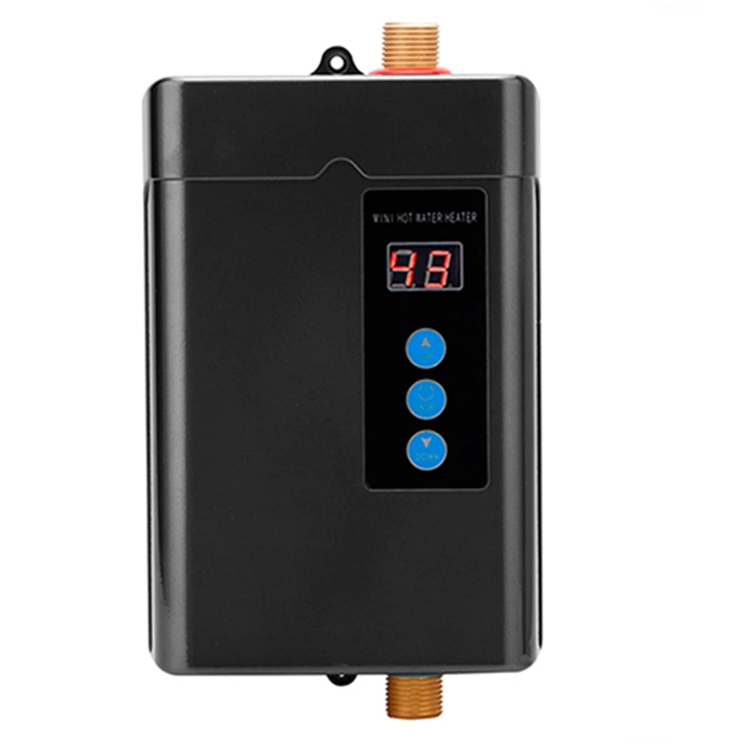 Aquecedor de água elétrico digital instantâneo tankless aquecedor de água para cozinha banheiro chuveiro aquecedor de água quente eua plug d