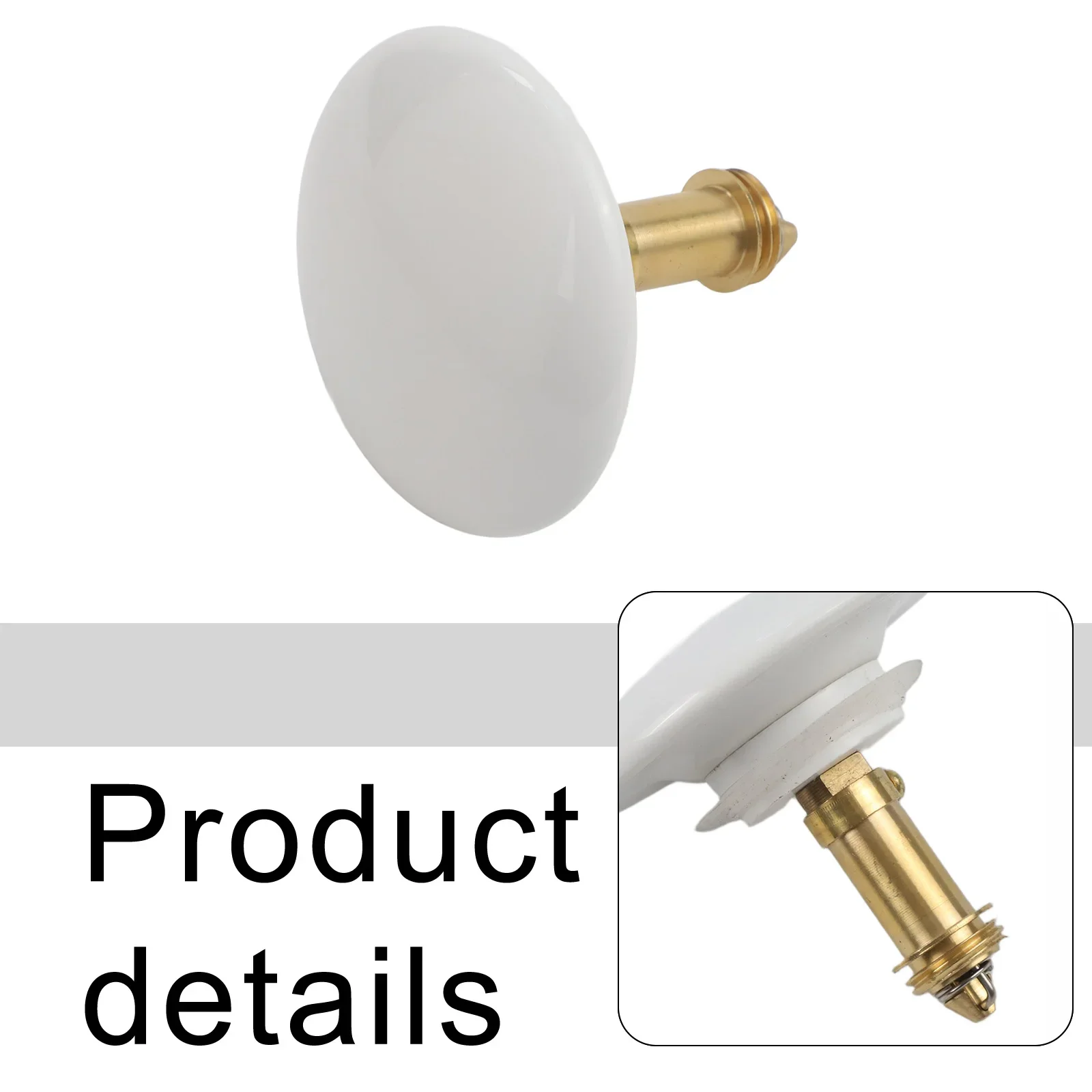 Drain Cover Basin Brass Cover Bathroom Renovation Thickened Gasket User-friendly Design For Bathroom Washbasins