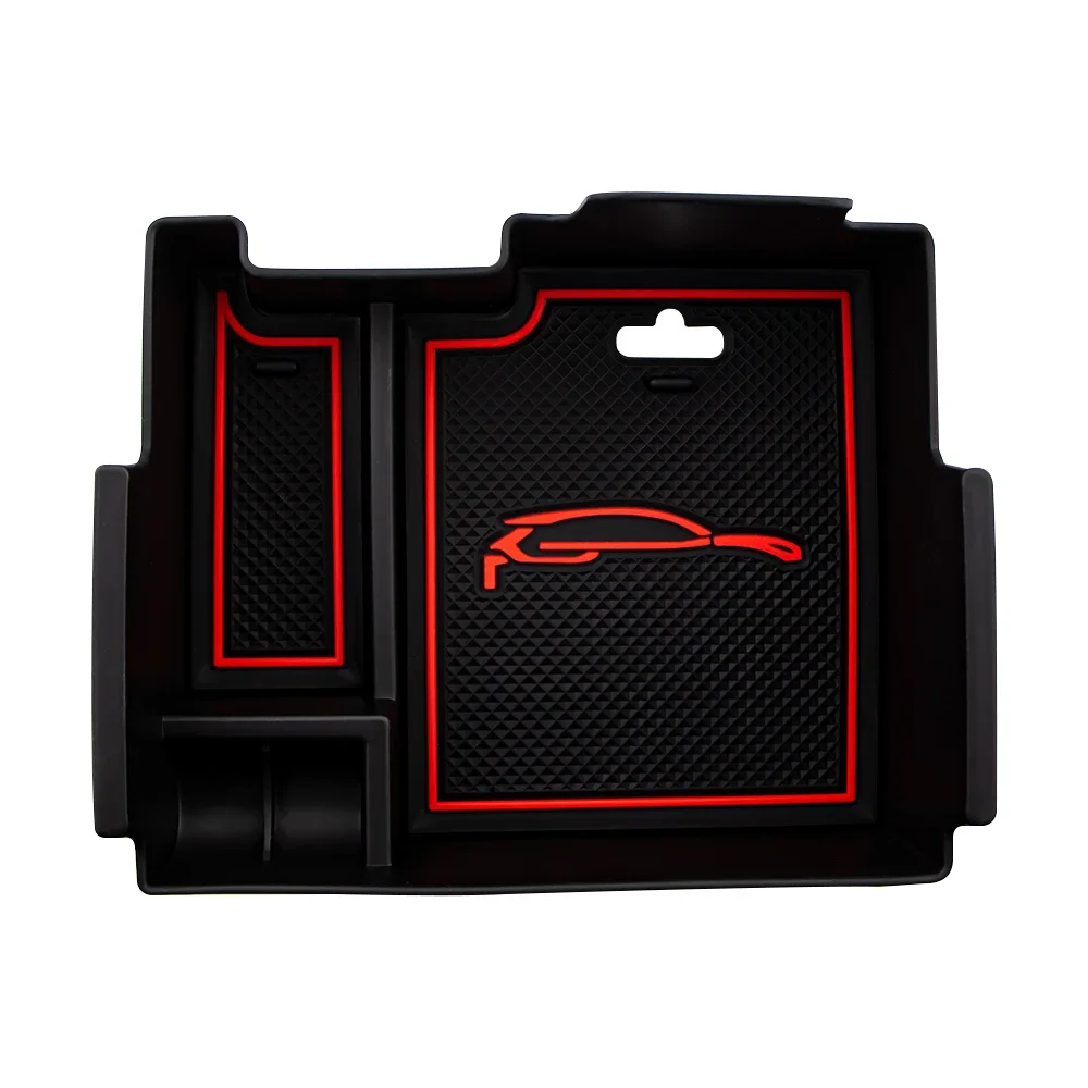 مسند ذراع السيارة صندوق تخزين صينية العملات المعدنية وحدة التحكم المركزية المنظم حاوية لسيارة فورد اكسبلورر 2011-2017 2018 + Acc.