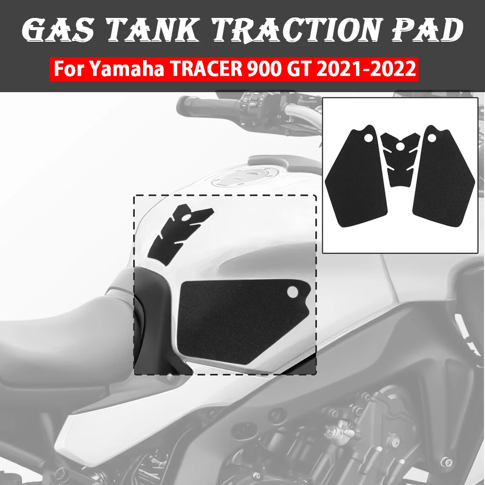 

For Yamaha TRACER 9 GT 2021 2022 Motorcycle Accessories Anti Slip Fuel Tank Pads Gas Knee Grip Traction Sticker Protector