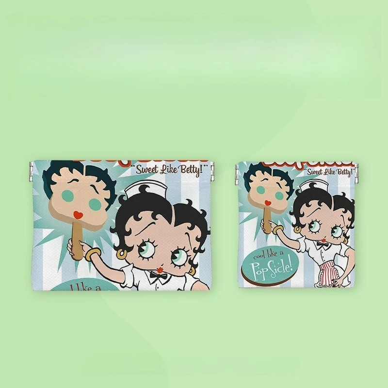 Betty Boop storage bag creative and stylish with anime cartoon prints cute and girly large capacity portable cable storage bag view 6