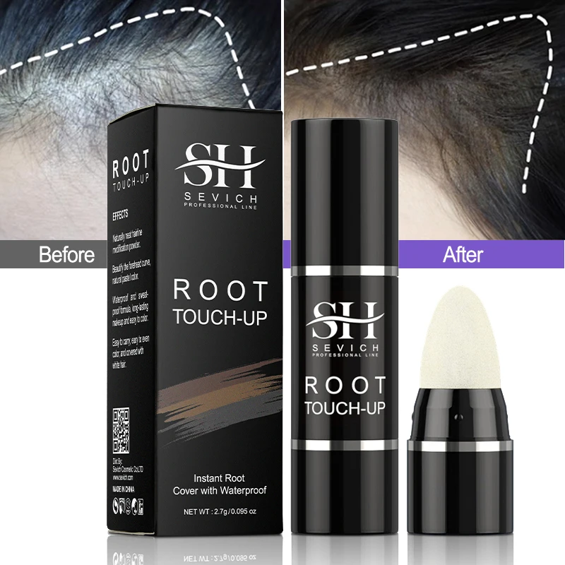 Disposable Hair Dye Pen Dye Hair Filling Stick Repair Temporary Cover For White Hair Waterproof Fill Enhancer Dye Pen Brush Hair