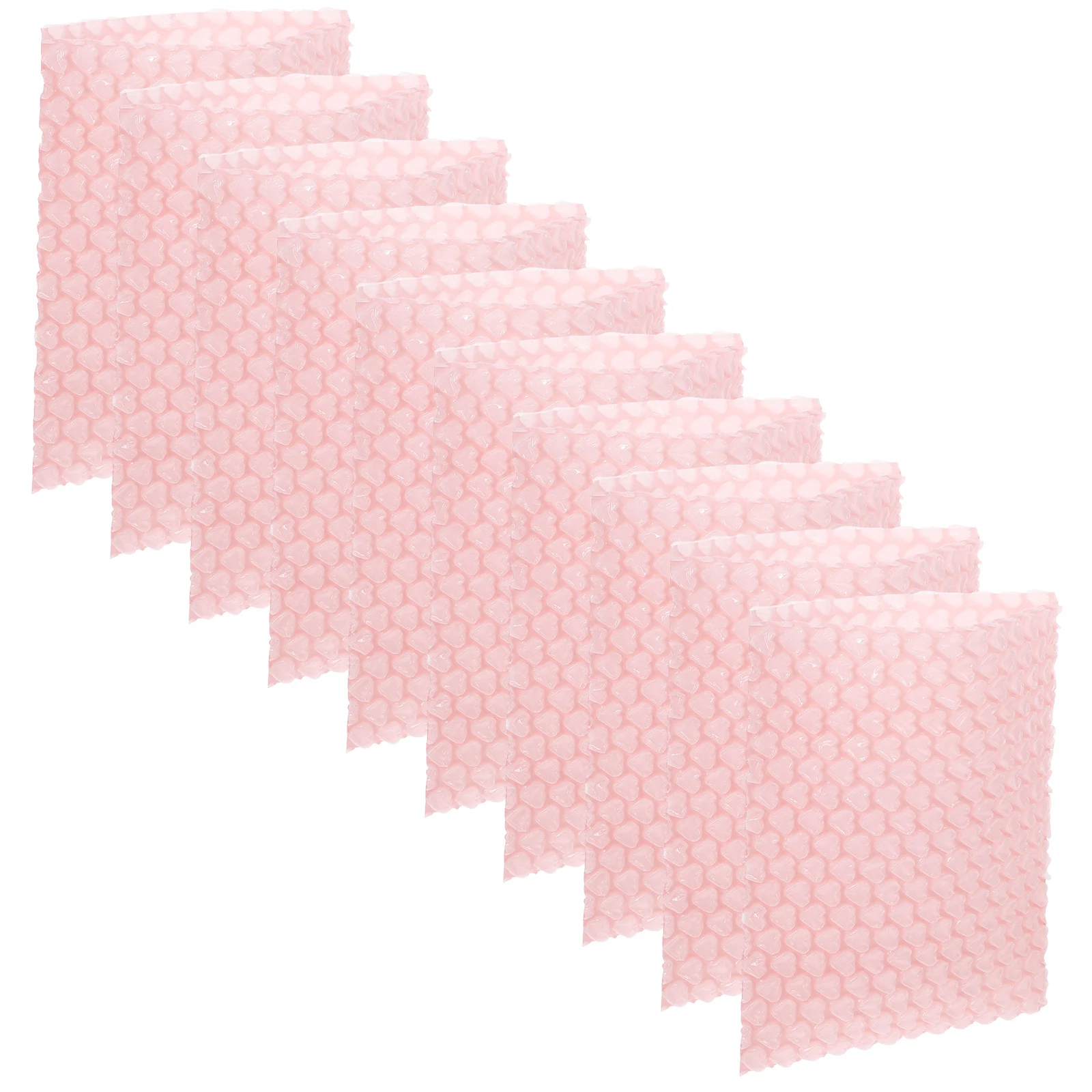 

10pcs Shockproof Heart Design Mailers Lightweight Envelopes Packaging Supplies Cushioning Protective