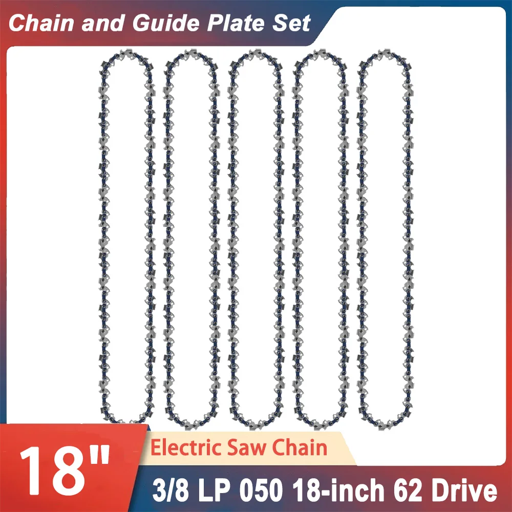 18 inch Saws For Cutting Wood Rechargeable Saw Tool Wireless Electric Saw w/ 62 Link Chain 3/8