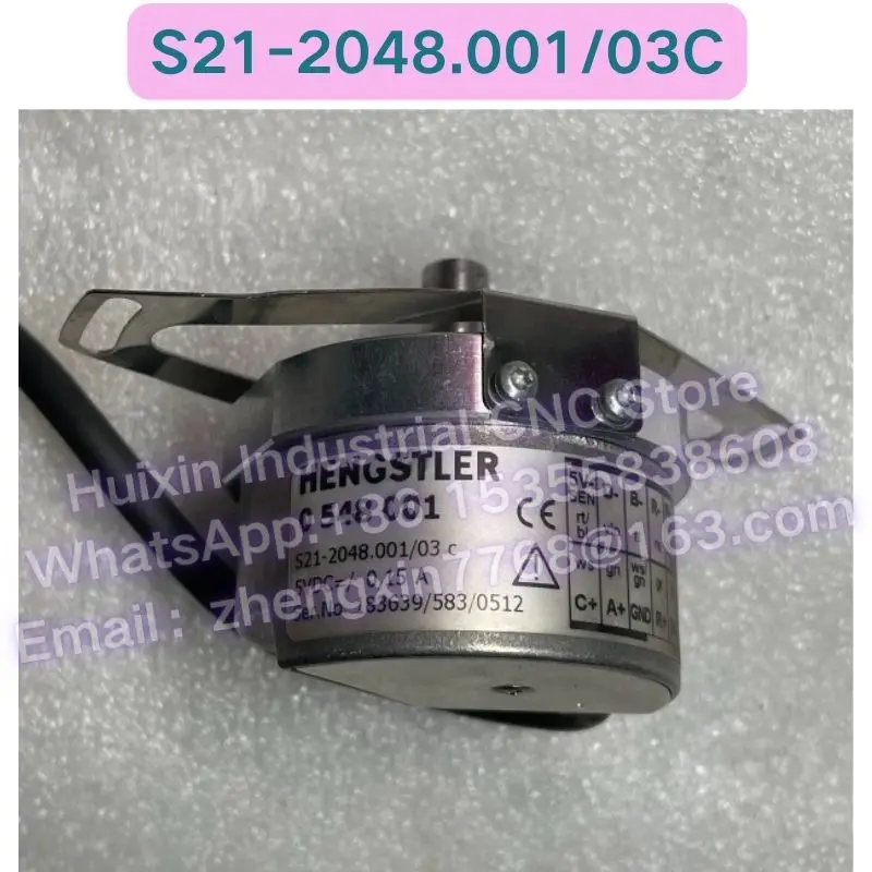 Used Encoder S21-2048.001/03C S21-2048.001 03C Normal Function Tested OK Fast delivery