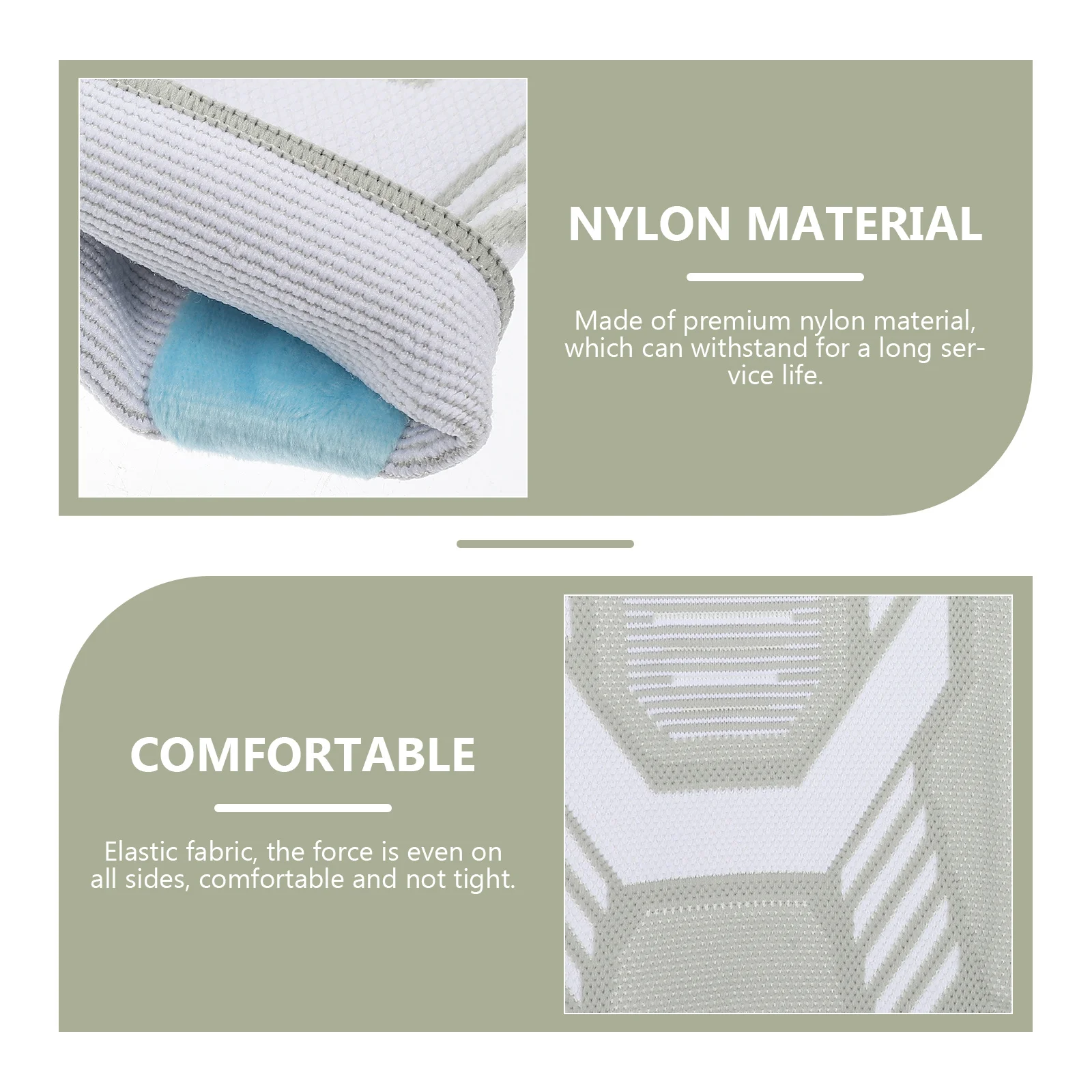 

1Pair Knee Brace Elastic Breathable Knee Sleeve Shock Absorption Support for Sports Running Cycling Fitness Sports Supply