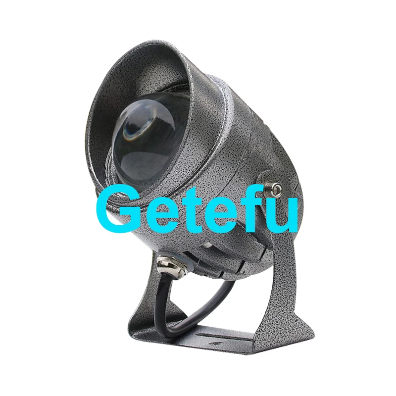 Outdoor LED Floodlight 110V 220V 12V10W24W aterproof Spotlight with Narrow Beam Angle Landscape Street Garden Square Floodlights