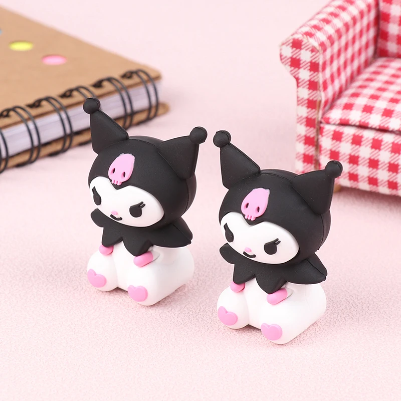 Pencil Sharpener Kuromi Accessories Cute Beauty Kawaii Cartoon Anime Pen Turner Stationery Prize Toy for Girl Gift