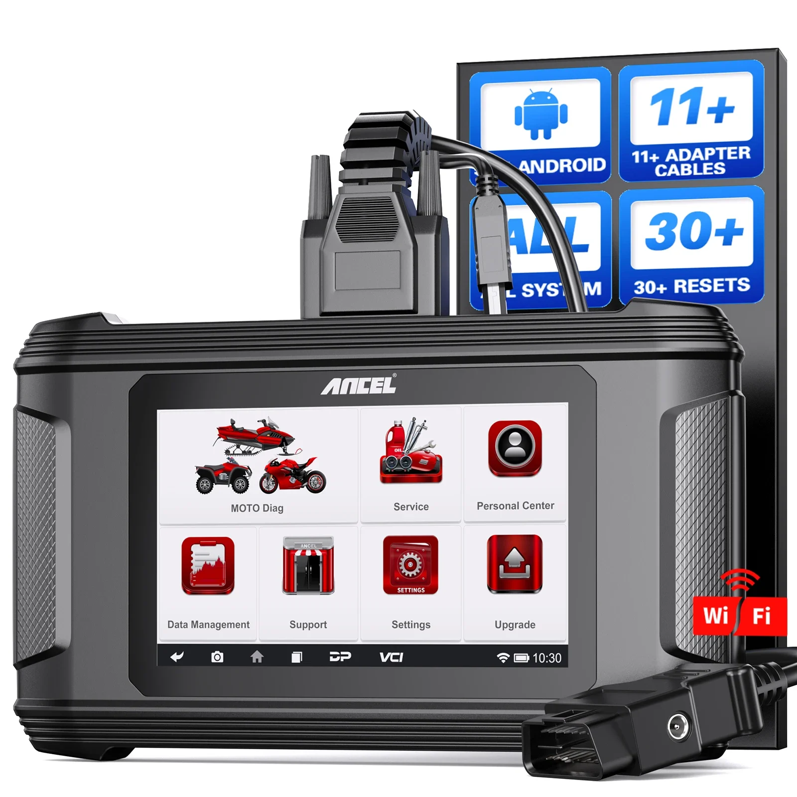 ANCEL MT500 Motorcycle Diagnostic Scanner Oil Service Reset All System Scan for Honda Yaha Suzuki Motorcycle Diagnostic Tools