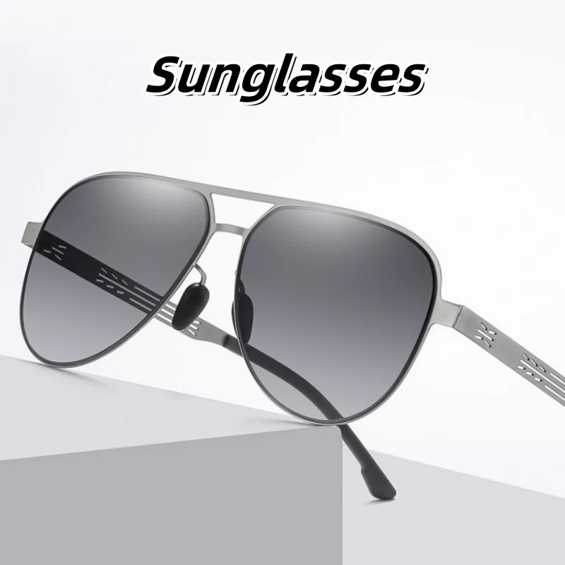 

Men's Trend Sunglasses UV Sun Protection Advanced Metal Frame Shades Glasses Driving Street Photography Stage Performances
