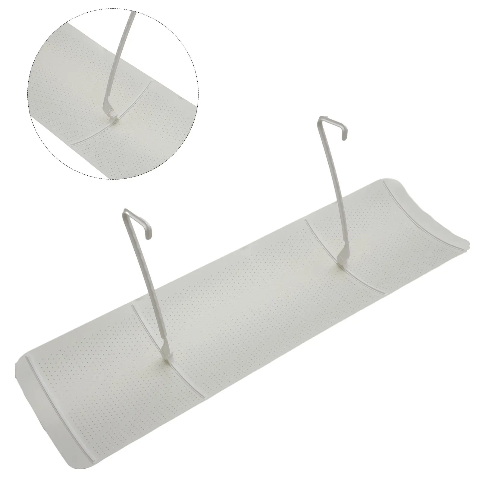 에어컨 풍향판, PP + ABS 벽걸이 설치 용이, 온후크, 자유롭게 조정 가능, 신제품, 1 PC, 90x27cm