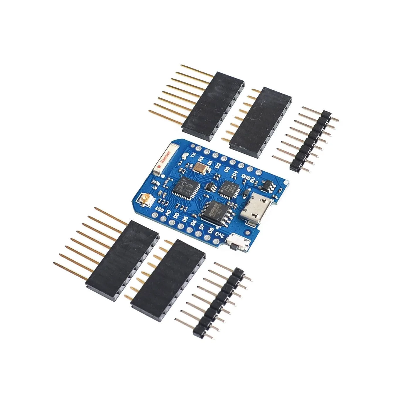 WEMOS D1 Mini Pro 4M 16M بايت موصل هوائي خارجي NodeMCU على أساس ESP8266 ESP-8266EX CP2104 WIFI مجلس التنمية مايكرو