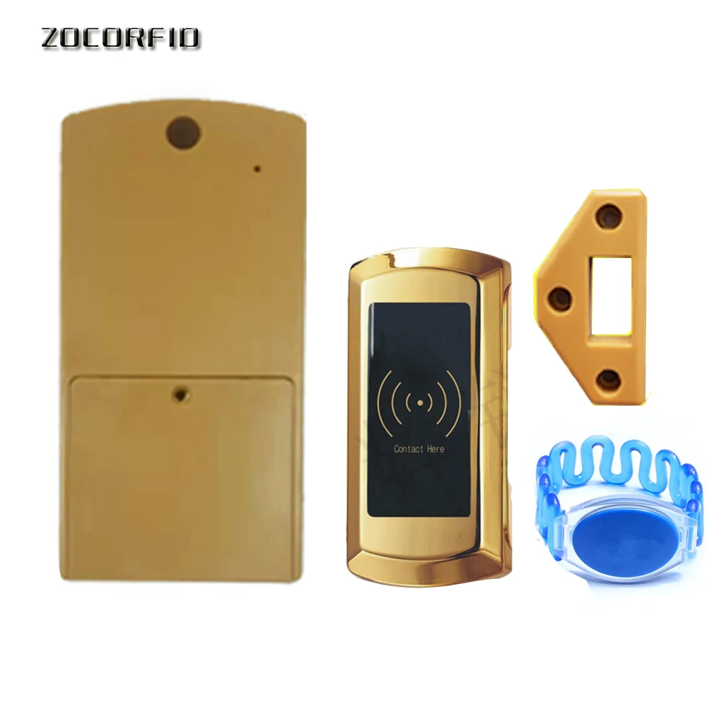 Designed For The Production Of Lockers Electric Lock Cabinet lock electronic Lock electronic Box Key+1 pcs card