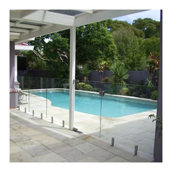 factory direct sale frameless wiht frame pool balcony staircase panel tempered glass balustrade railing fence