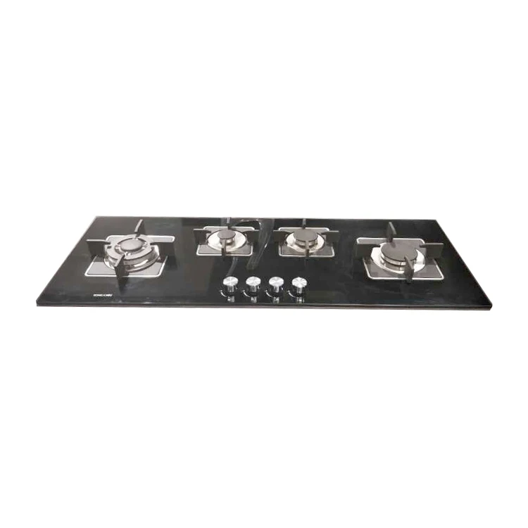 New Arrival Tempered Glass Built In Gas Hob