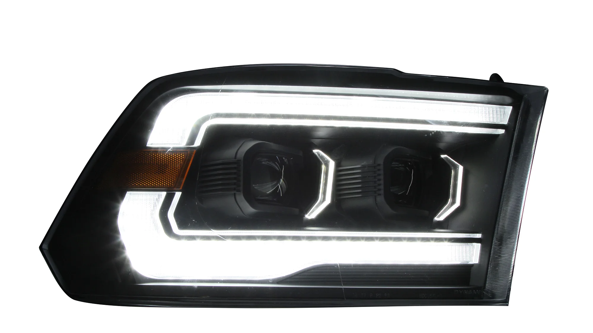 DK MOTION New Arrival Auto Parts LED DRL Front LED Head Light Headlamp Projector For Dodge Ram 1500 2009-2018 24V Voltage