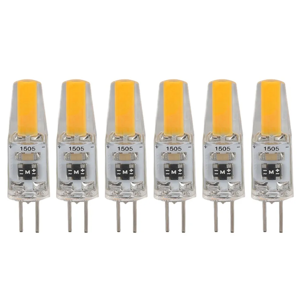 

6PCS Durable 2W G4 Light Bulb 180lm 120V G4 LED Bulb Light Bulb Bedroom