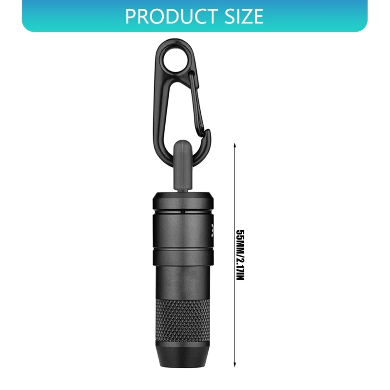 Everyday Carry Mini Light 80 USB C Rechargeable Waterproof for Keychain