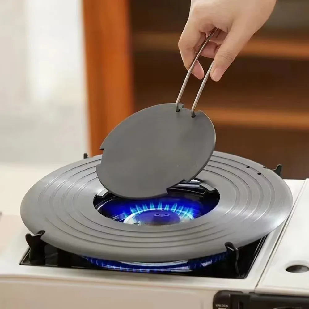 Durable Aluminum Alloy Heat Insulation Board Non-slip Thickened Heat Diffuser Plate Removable Heat Conduction Plate Cooktop