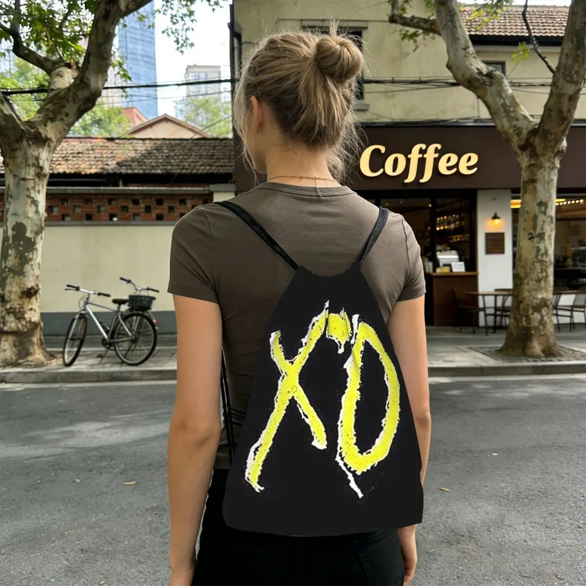 

Rapper The Weeknd Blinding Lights Dawn FM Backpacks Fashion Drawstring Bags Sports Bag Book Bags for Man Woman School