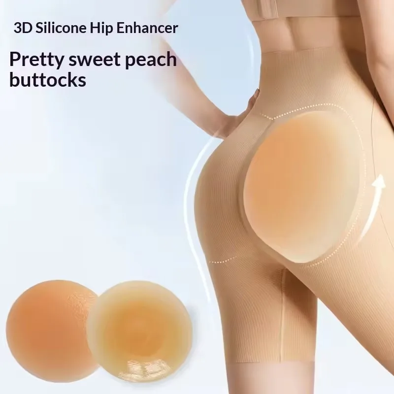 

Hip Dip Pads for Women, Self-Adhesive Silicone Hip Pads - Reusable Butt Lift Pad Fill Hips Dips, Create Round Butt & Hourglass F