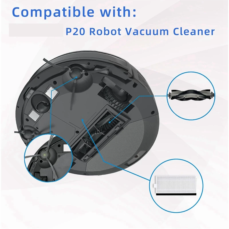 Parti di ricambio per accessori di ricambio per aspirapolvere robot AIRROBO P20